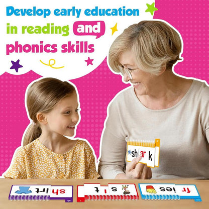 40-Word Family Phonics Build Book